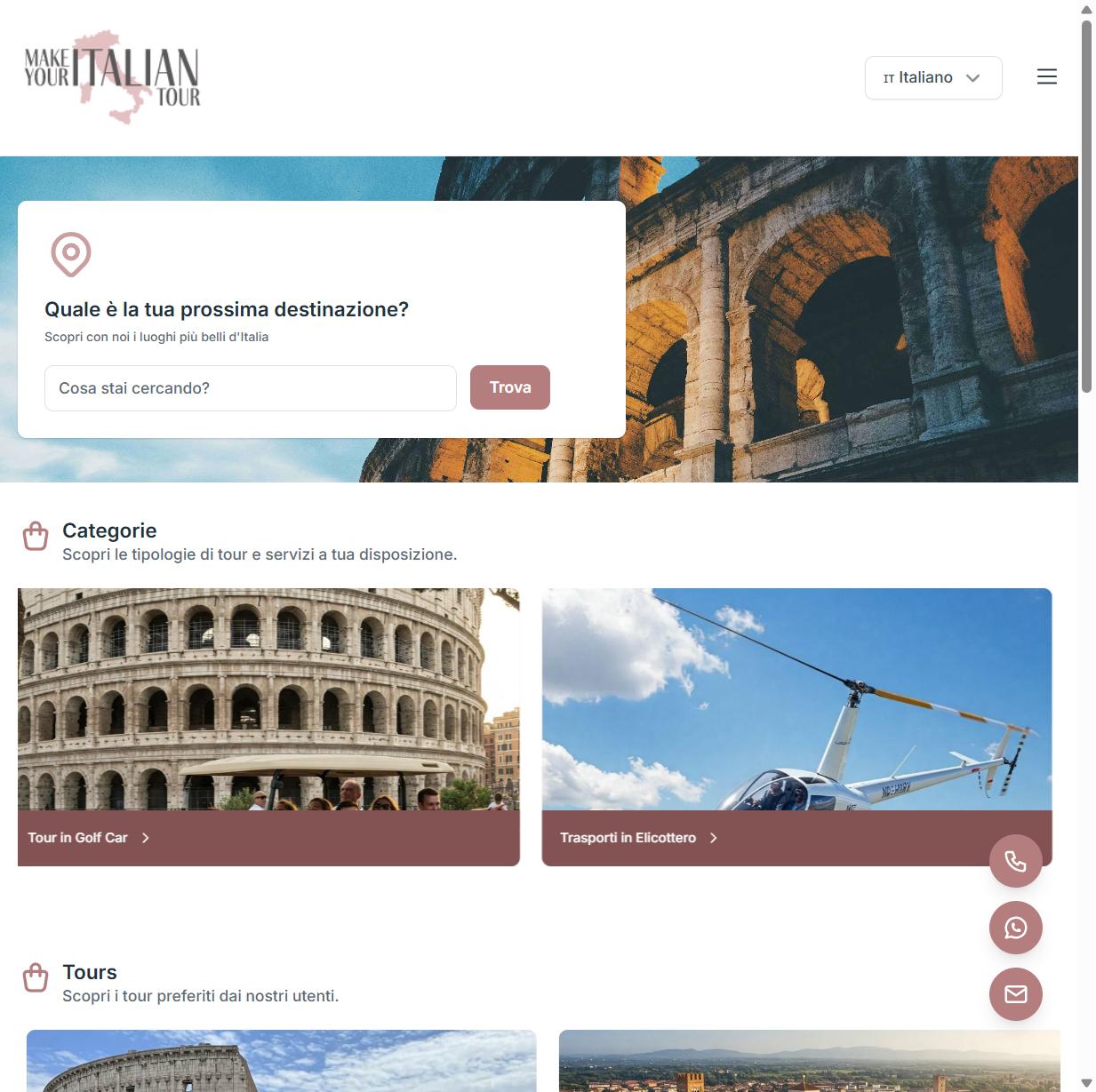 Make Your Italian Tour - Screenshot